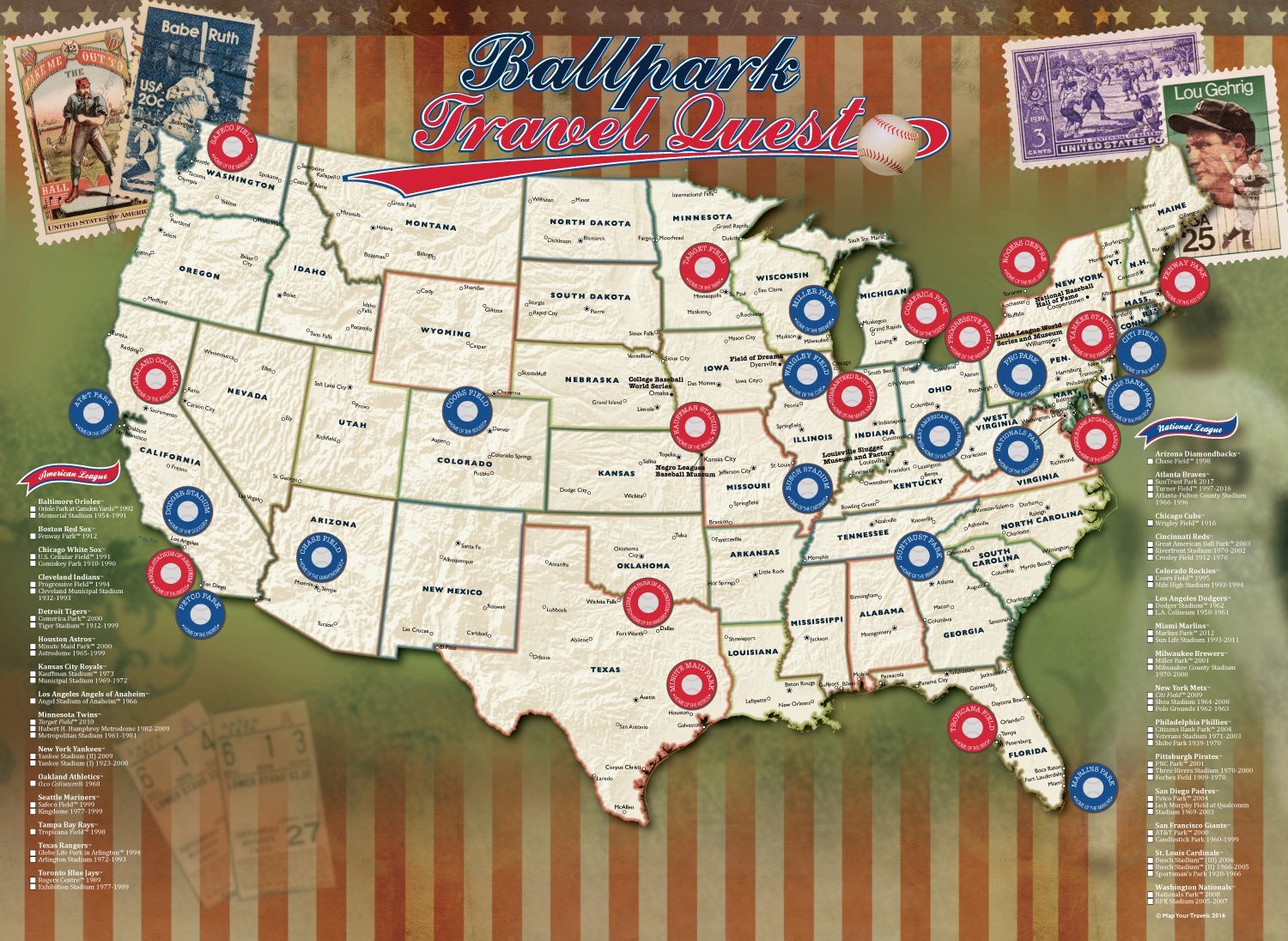 Ballpark Map 
