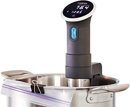 sous vide in pot with bag