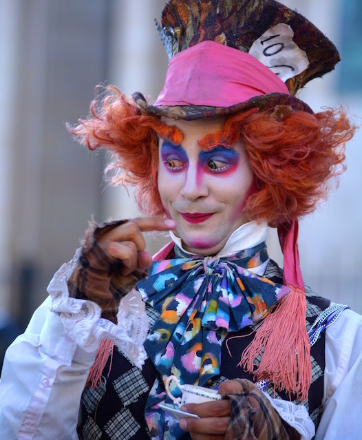 mad hatter movie character costume